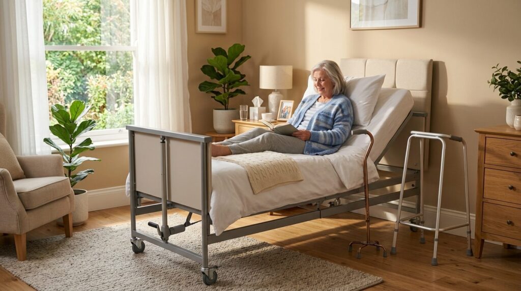 Professional healthcare interior photography: A comfortable 